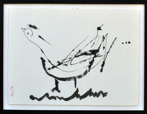 Anton Heyboer + Zwarte kip